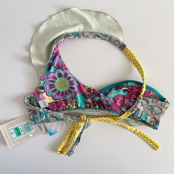 New! MAAJI • Bias Splash Bikini Top - Picture 6 of 14